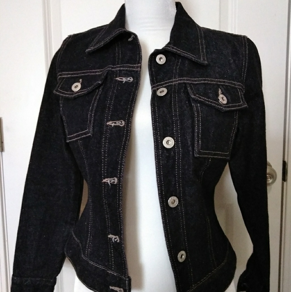 GUESS Denim Jacket, Dark Wash